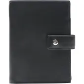 Esquire Cuir porte-monnaie Rome Wallet High Black noir