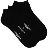 Seidensticker Chaussettes 'Schwarze Rose' noir / blanc