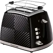 Russell Hobbs Grille-pain noir rainure 2S Toast 26390-56
