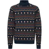 Blend Pull-over beige / bleu marine