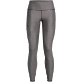 Under Armour Leggings Femmes HeatGear Armour Taille Haute Antidérapante Poches, (020) Charcoal Clair / Noir, X-Large