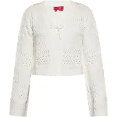 Swirly Cardigan blanc