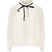 Nascita Chemisier noir / blanc cassé