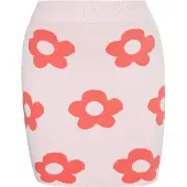 Swirly Jupe rose / rouge