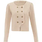 NAEMI Cardigan beige