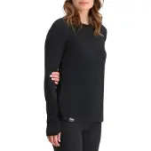 Poederbaas T-Shirt Manches Longues Poederbaas Femme Four Seasons Lightweight Longsleeve Black-S