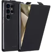 Accezz Étui à rabat pour Samsung Galaxy S25 Ultra - Noir