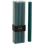 CARPE DIEM LAVENTIE Boite 6 bougies vert fonce -9h