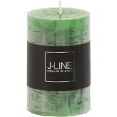 J-Line Bougie cylindrique vert clair s18h