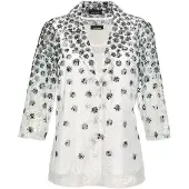 Goldner Chemisier gris / noir / blanc