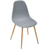 Atmosphera Créateur d'intérieur® Chaise Salle Manger Taho Grise Confort Moderne, Design épuré -
