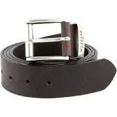 Mustang Ceinture brun foncé / argent