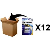 Panasonic - Piles Alcaline Evolta AAA-LR03 X 4 - Boite de 12 Packs (4 pcs, AAA)