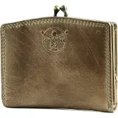 Chiemsee Cuir porte-monnaie Leather Wallet Taupe brun