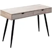 Molecule Bureau Callo 120 cm avec 2 tiroirs - chêne