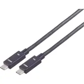 Bkl Electronic Câble de connexion USB-C, TB4, UltraFlex, 1,5m 10080134 Contenu : (1.50 m, Thunderbolt 4, 100 W)