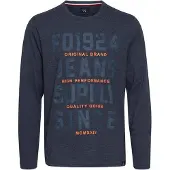 FQ1924 T-Shirt 'Noxan' bleu marine / orange