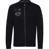 FQ1924 Vestes en maille 'Erland' noir / blanc