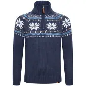 11 Project Pull-over 'Tim' bleu / marron / orange / blanc