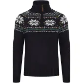 11 Project Pull-over 'Tim' jaune / vert / noir / blanc