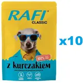 Rafi Classic nourriture humide au poulet pour chiens 10x400g