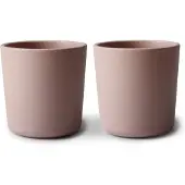 Mushie Dinnerware Cup tasse Blush 2 pcs