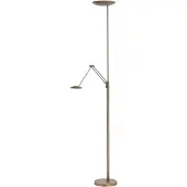 Highlight Lampe de lecture classique Roma bronze cuivré Ø 23cm