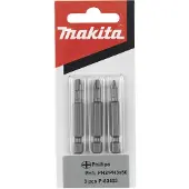 Makita Zubehör P-53403 3-teiliger Torsionsschraubendreher-Bit-Satz Philips