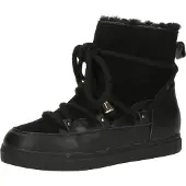 PS Poelman Bottes de neige en Noir Cuir 37