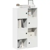 vidaXL Bibliothèque blanc 60x24x101,5 cm bois d'ingénierie