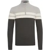 Blend Pull-over 'Naresh' anthracite / pierre / blanc