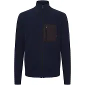 Indicode Vestes en maille 'Medan' bleu marine / bronze