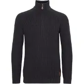 !Solid Pull-over 'Xenox' marron / gris