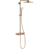 GROHE Colonne de douche XXL thermostatique Euphoria SmartControl System 310 Warm sunset brossé 26507DL0