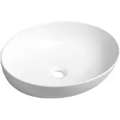 Sapho Lavabos - Lavabo Ofelie 520x400 mm, sans trou pour mitigeur, sans trop-plein, blanc AR433