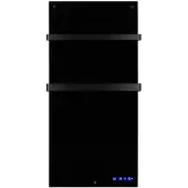 Eurom SANI 1000 Black - Badkamer InfraRoodwarming 1000 W, Radiateur, Noir