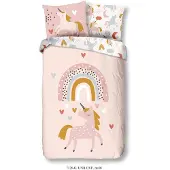 Good Morning Housse de couette enfant UNILOVE 140x200/220 cm