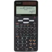 Sharp Calculatrice scolaire (Fonctionnement sur piles, Panneau solaire)