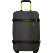 American Tourister sac de voyage trolley Urban Track Duffle / WH Coated Black / Lime noir 55cm