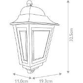 ELSTEAD Luminaires d'extérieur , Deco Lane, dimmable, Beige, Terrasse, Aluminium, Marin