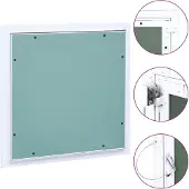 vidaXL Trappe de visite avec cadre en aluminium et insert GK 200x200 mm