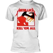 Ginza.se T-Shirt Manches courtes de Metallica - Kill 'Em All - S - XXL - pour Homme - blanc - Taille XXL