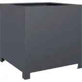 vidaXL Jardinière anthracite 50x50x50 cm acier