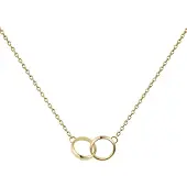 Daniel Wellington Collier - Daniel Wellington - Lumine Unity - Doré - Acier Inoxydable - Cristaux
