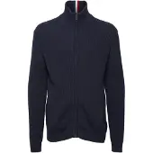 FQ1924 Vestes en maille 'Kyle' bleu foncé / rouge sang / blanc