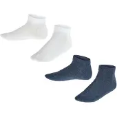 Falke Chaussettes bleu chiné / blanc