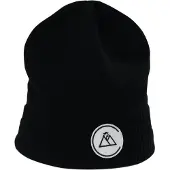 CASH-MERE.CH Bonnet noir / blanc