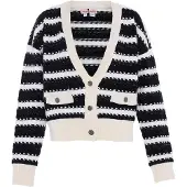 Nascita Cardigan noir / blanc