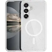 IMoshion Coque Pailletée avec MagSafe Samsung Galaxy S24 - Paillettes Transparent