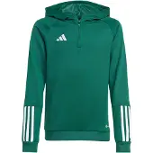 Adidas Unisexe, Pull-over, Tiro 23 Competition 1/4 Zip Sweat à capuche Enfants, Vert, (140)